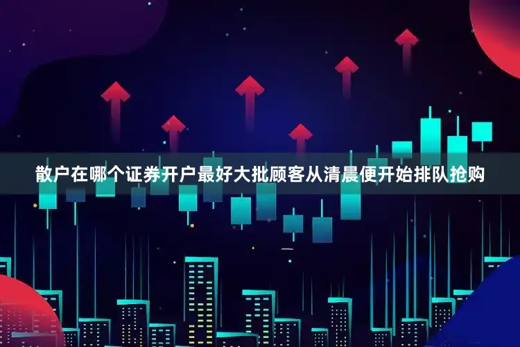 散户在哪个证券开户最好大批顾客从清晨便开始排队抢购