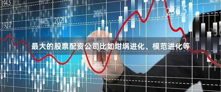 最大的股票配资公司比如坩埚进化、模范进化等